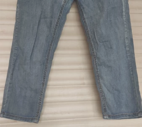 诗凡黎牛仔裤2022秋新款修身不规则小个子...