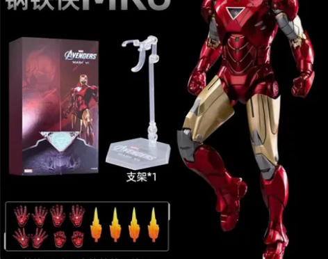 动漫中动玩具钢铁侠MK3mk4mk6mk50模型手办格纳库漫...