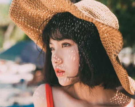 韩国出游沙滩大檐草帽韩版夏天海边可折叠遮阳...