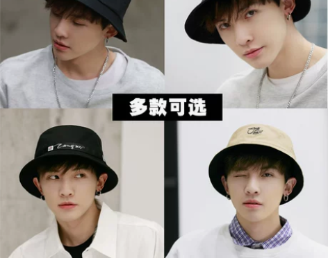 渔夫帽 盆帽渔夫帽大檐双面男大码63cm帽...