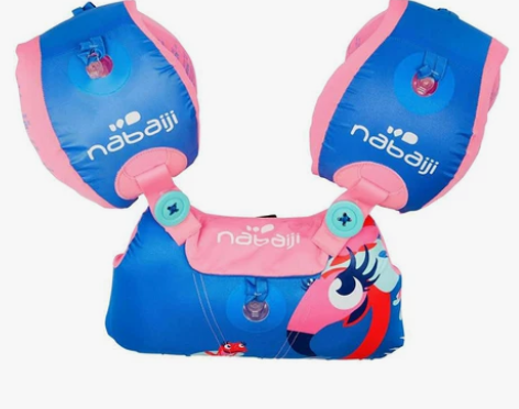 迪卡侬儿童臂圈游泳装备水袖手臂浮力游泳圈3...