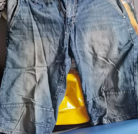 男士牛仔短裤 五分裤 L码 170-74A...