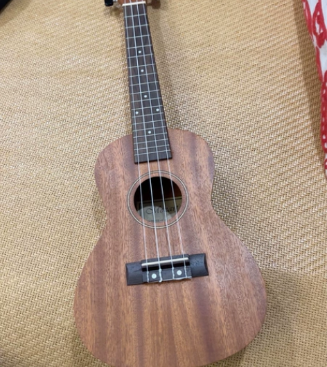 尤克里里 桃花心木 全新的没时间练琴，内含...