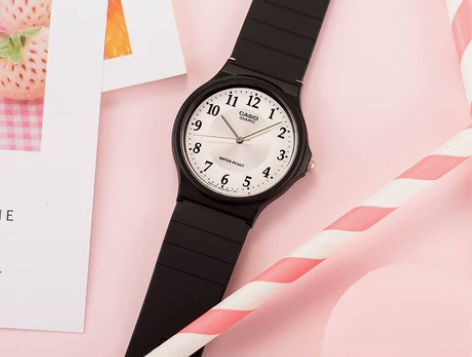 Casio卡西欧手表mq24网红小黑表学生...