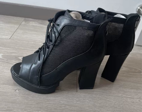 全新包邮：女网鞋单鞋夏季新款网纱鱼嘴鞋女高...