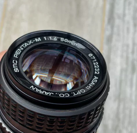 宾得 M 50 1.4 PK ，全金属手动...