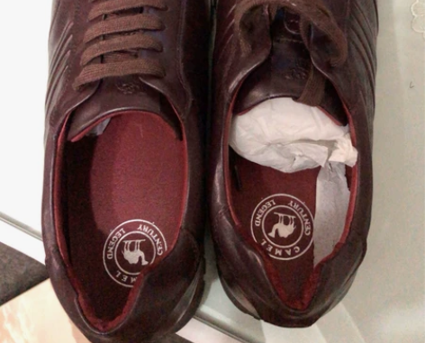 全新骆驼男式休闲鞋，专柜买，牛皮，牛筋底，...