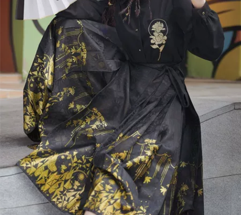 兰若庭汉服太平有象秋冬织金马面 月华楼汉元...