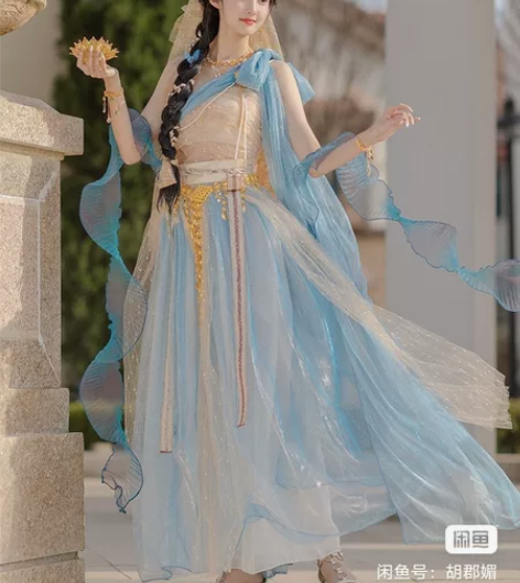 珍缕正品原创茉莉公主汉元素改良汉服西域敦煌...