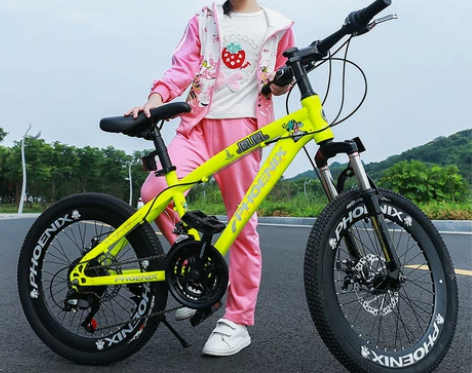 凤凰儿童自行车22寸变速山地车6-8-12...