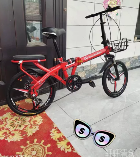 全新16寸折叠自行车20寸变速碟刹成人自行...