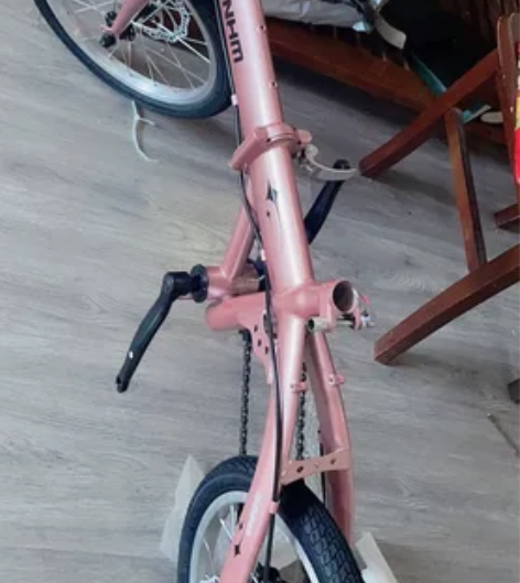 今年10月底买的三河马变速折叠自行车16寸...