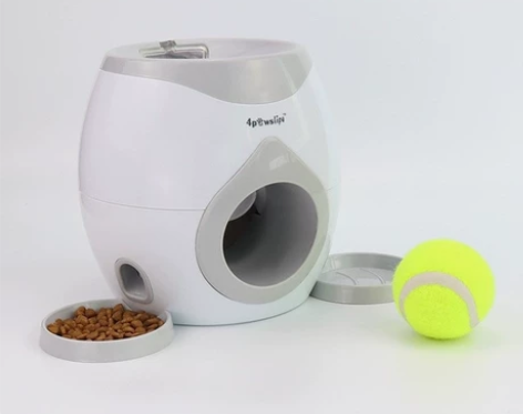 全新狗狗网球互动喂食器 奖励机自动漏食器 ...