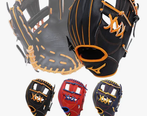 美津浓Mizuno 牛皮棒球垒球手套内野内...