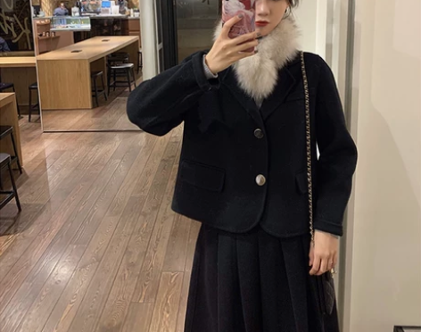 2020小香风职业气质网红裙子洋气港风复古...