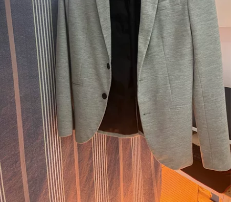 zara男士休闲西装外套～适合体重130斤...