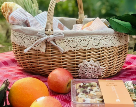 野餐篮子藤编柳编收纳篮网红野餐篮水果篮子花篮小道具菜篮竹花篮...
