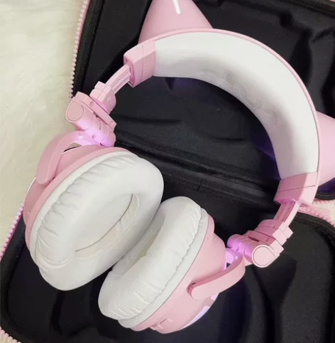 妖舞猫耳朵耳机3G发光头戴式蓝牙降噪音乐电...