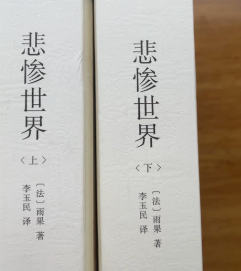 悲惨世界上下两册 一起出轻微使用痕迹￥30...