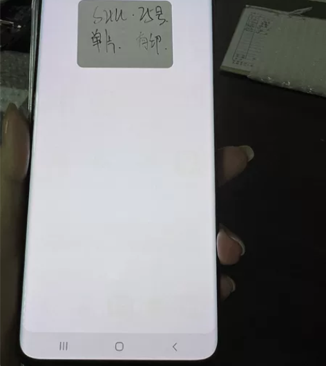 三星S21U屏幕总成印屏带单片不带框 ，触...