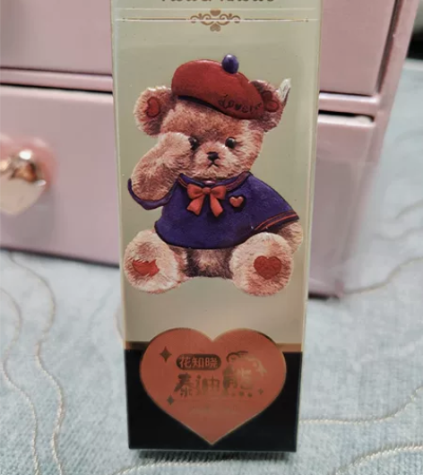 花知晓泰迪熊口红 可可熊 全新！ 从官网买...