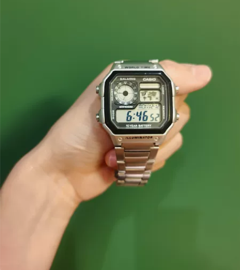 卡西欧电子表复古款，没怎么戴，功能完好，没...