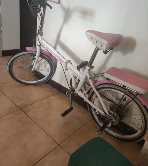 因换车所以便宜出二手自行车,120元,带锁...
