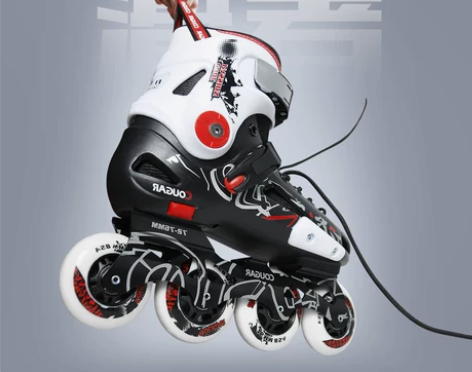 美洲狮轮滑鞋成人溜冰鞋成年专业平花鞋男女旱...