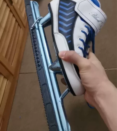 黑龙牌速度滑冰冰鞋，九成新，买来就能滑，上...