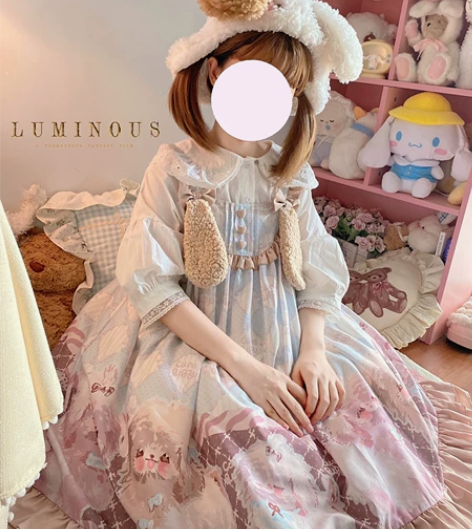 塔塔塔原创正版小狗狗印花 曲奇汪汪 lol...