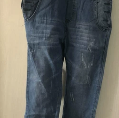 全新尾单背带连体牛仔服背带牛仔裤全棉水洗潮...