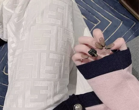 ?欧货网红F字母丝绒裤直筒喇叭裤潮牌炸街女...