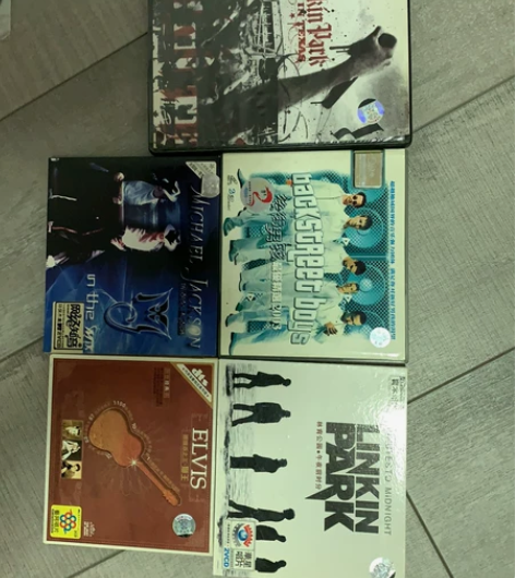 林肯公园、后街男孩、迈克尔杰克逊、猫王cd...