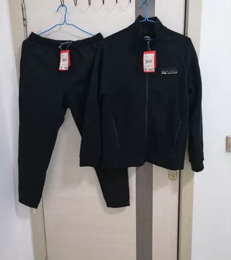 李宁运动套装男春秋款跑步休闲衣秋冬男士卫衣...