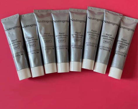 露得清A醇晚霜保湿面霜乳液10ml 两支包...