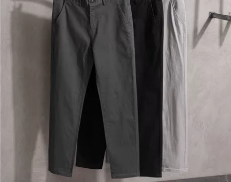 春秋季韩版潮流黑色休闲裤男生简约修身小脚百...