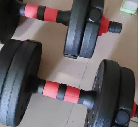 健身环保哑铃男士家用健身运动器材二合一对2...