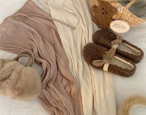 你别睡 12/12 日单 风琴折系带复古优...