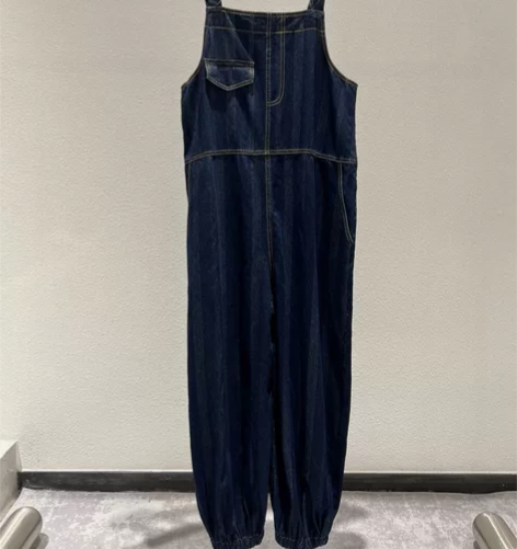 复古港风时尚减龄潮流洋气穿搭范牛仔背带裤 ...