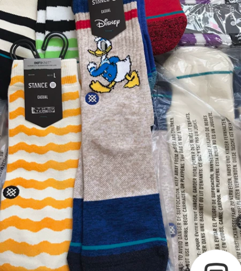 stance篮球袜滑板袜迪士尼联名 全新吊...