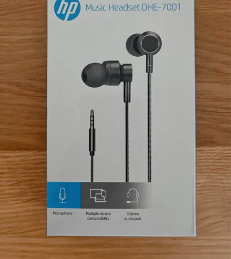 全新未拆封惠普DHE-7001音乐耳机 黑...