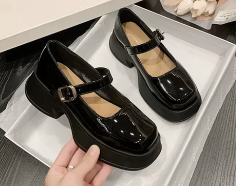 玛丽珍鞋女2022年夏季新款时尚百搭厚底方...