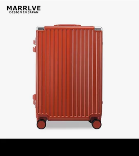 MARRLVE高端铝框拉杆箱PC密码箱登机...