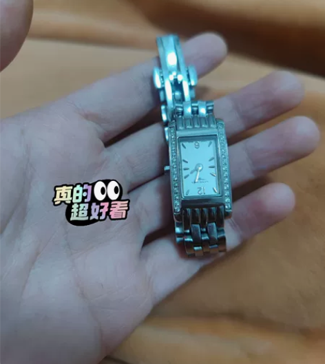 Longines浪琴正品小方金表女士手表黛...