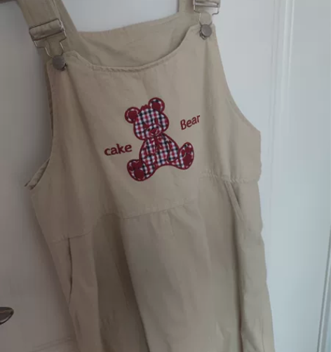 工装背带裙,全新 1.62m穿上过膝