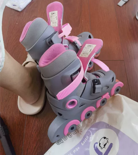 小米小寻直排轮滑鞋儿童男童女童小孩女旱冰溜...