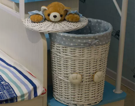 【狂欢价】藤编脏衣篮玩具收纳箱家用脏衣服篓...