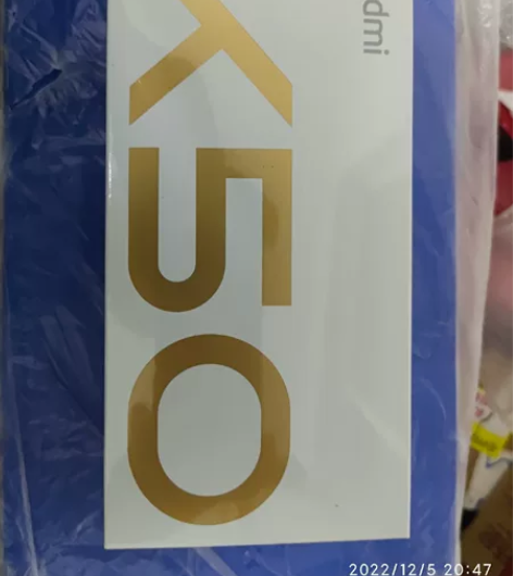 红米k50 12+256全新未拆封 墨羽银...