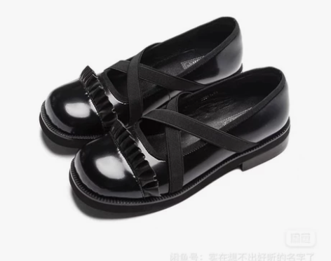 littlegood新品日系玛丽珍鞋女平底...
