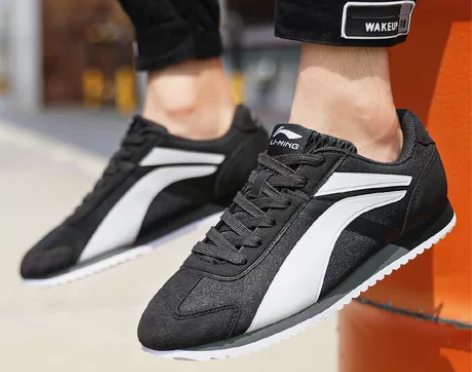 李宁运动鞋男2021新款阿甘鞋男春季轻便透...